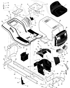 Part Location Diagram of F-99706 Murray Book, Instruction